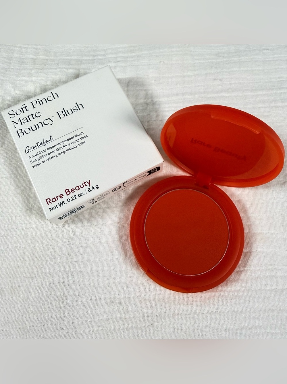 Rare Beauty Soft Pinch Matte Bouncy Blush — Grateful Soft Red - Picture 3 of 7